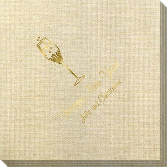 Bubbly Champagne Bamboo Luxe Napkins